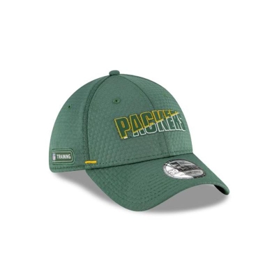 Green Bay Packers Gorra | New Era NFL Official Summer Sideline 39thirty Stretch Fit Cap Mexico - Verdes